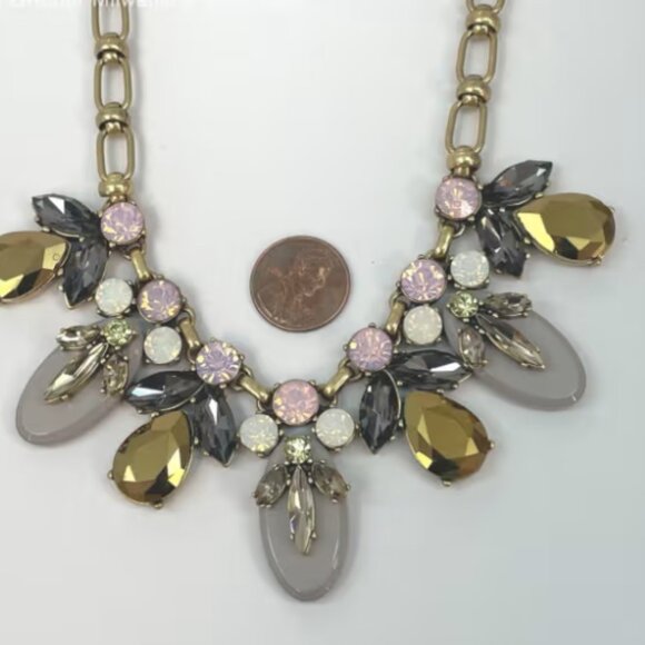 J CREW BRULEE IRIDESCENT STATEMENT NECKLACE - Picture 15 of 15